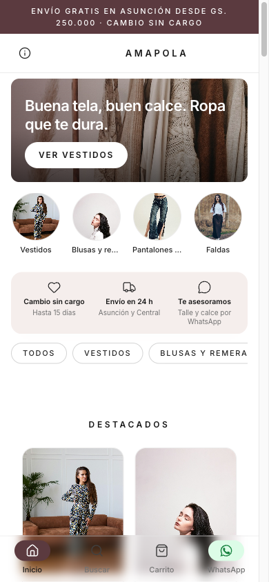 Tienda Amapola